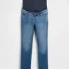 Jeans premaman slim a pannello intero