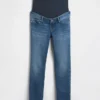 Jeans premaman slim a pannello intero