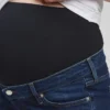 Jeans premaman slim a pannello intero