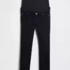 Jeans premaman slim a pannello intero