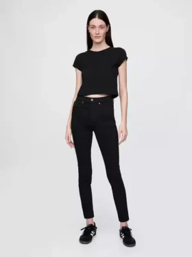 Jeans skinny a vita alta