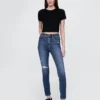 Jeans skinny a vita alta