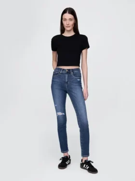 Jeans skinny a vita alta