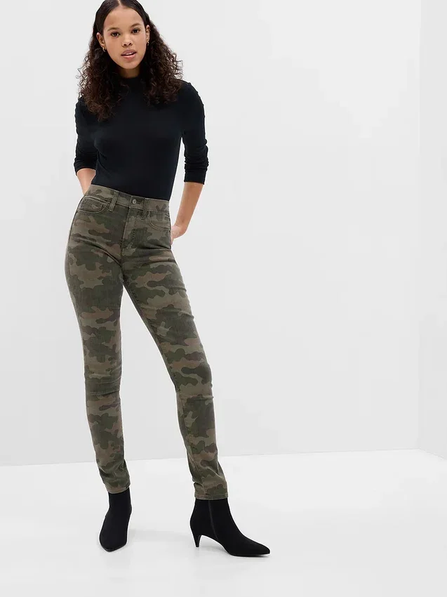 Jeans skinny a vita alta
