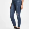 Jeans skinny a vita alta