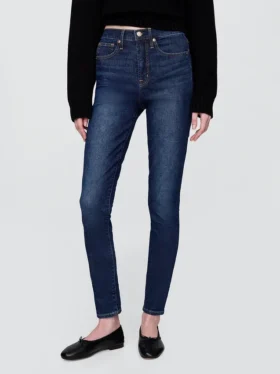 Jeans skinny a vita alta
