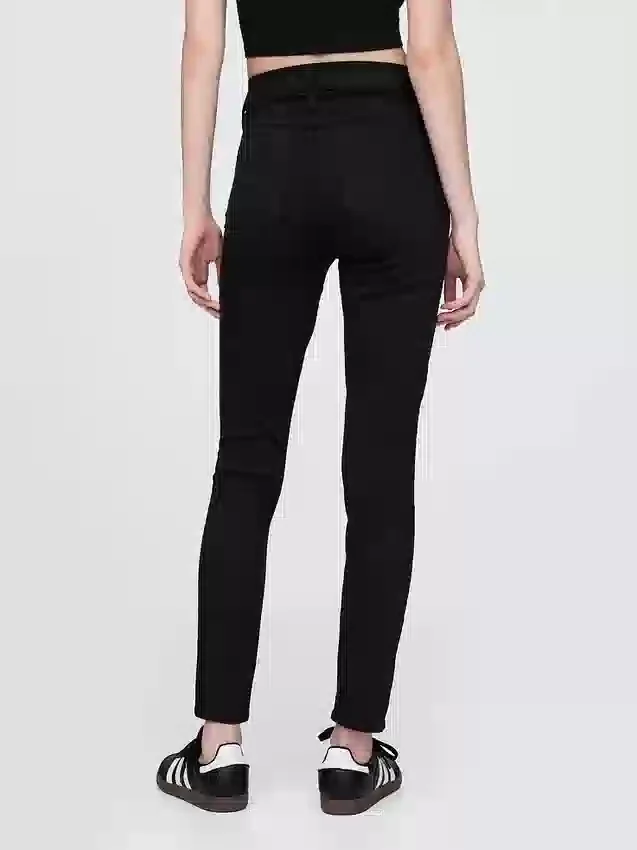 Jeans skinny a vita alta