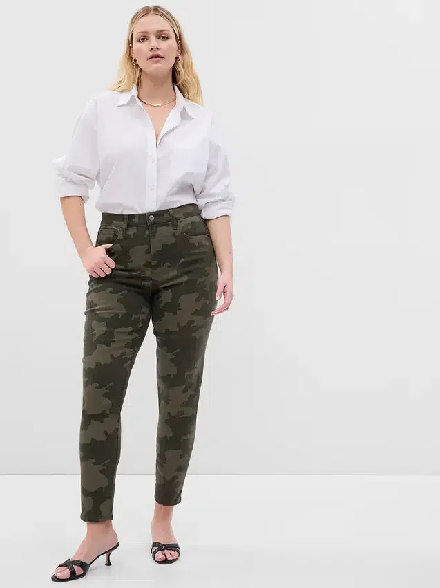 Jeans skinny a vita alta