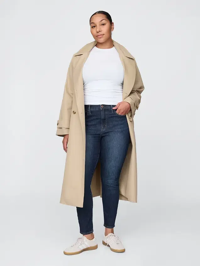 Jeans skinny a vita alta