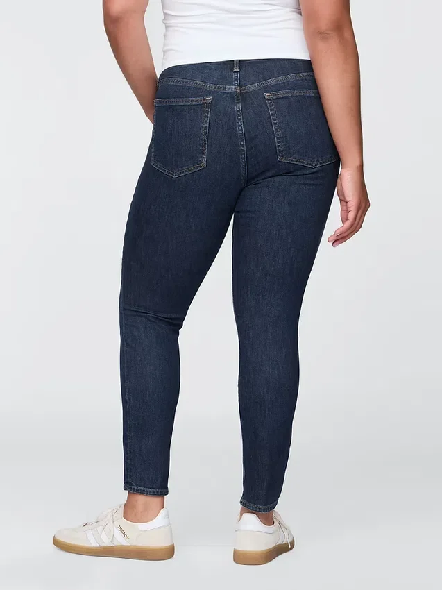 Jeans skinny a vita alta
