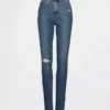 Jeans skinny a vita alta