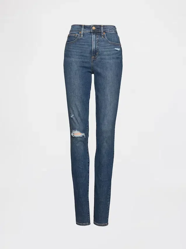 Jeans skinny a vita alta