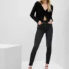 Jeans skinny a vita altissima