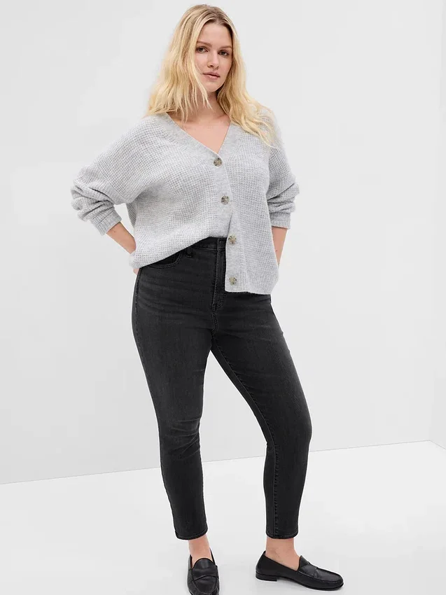 Jeans skinny a vita altissima
