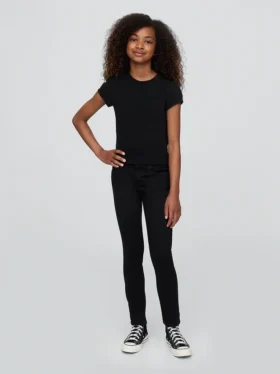 Jeans skinny a vita media per bambini