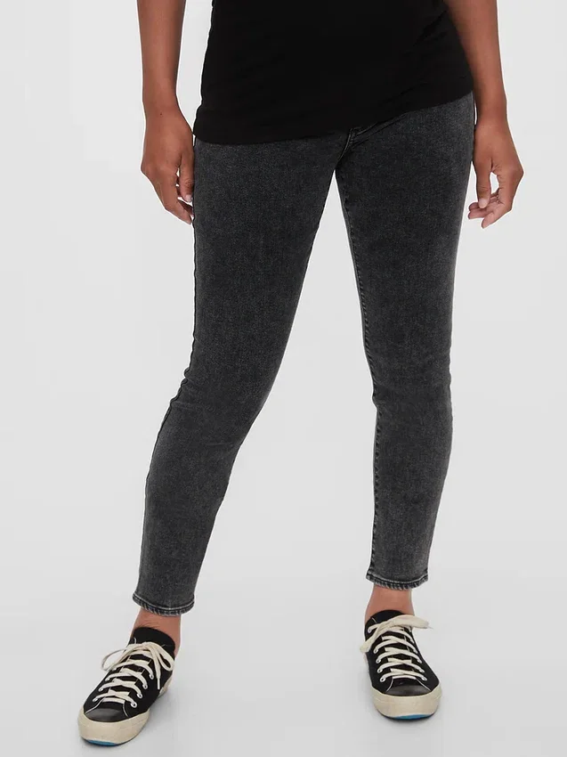 Jeans skinny premaman con inserti