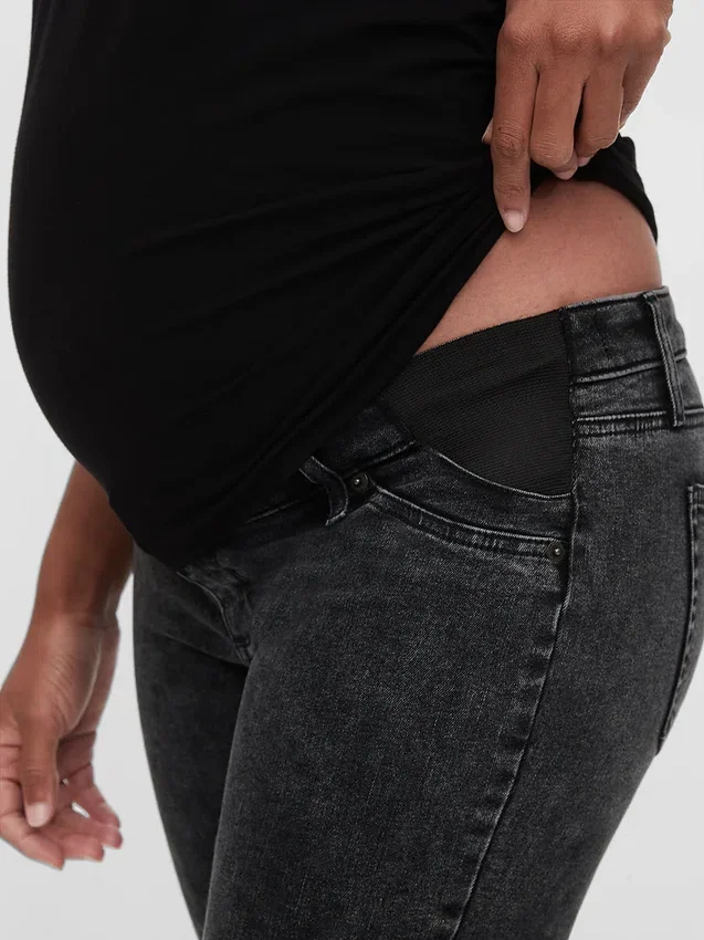 Jeans skinny premaman con inserti