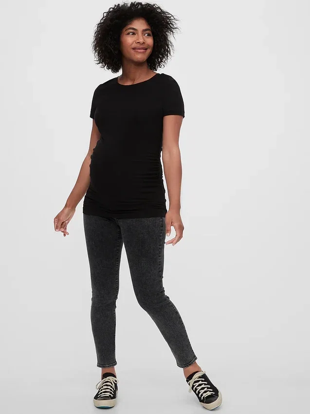 Jeans skinny premaman con inserti