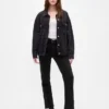 Jeans slim a gamba dritta a vita alta in stile anni ’90