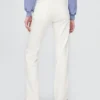 Jeans slim a gamba dritta a vita alta in stile anni ’90