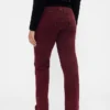 Jeans slim a gamba dritta a vita alta in stile anni ’90