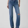 Jeans slim a vita bassa in stile anni '90