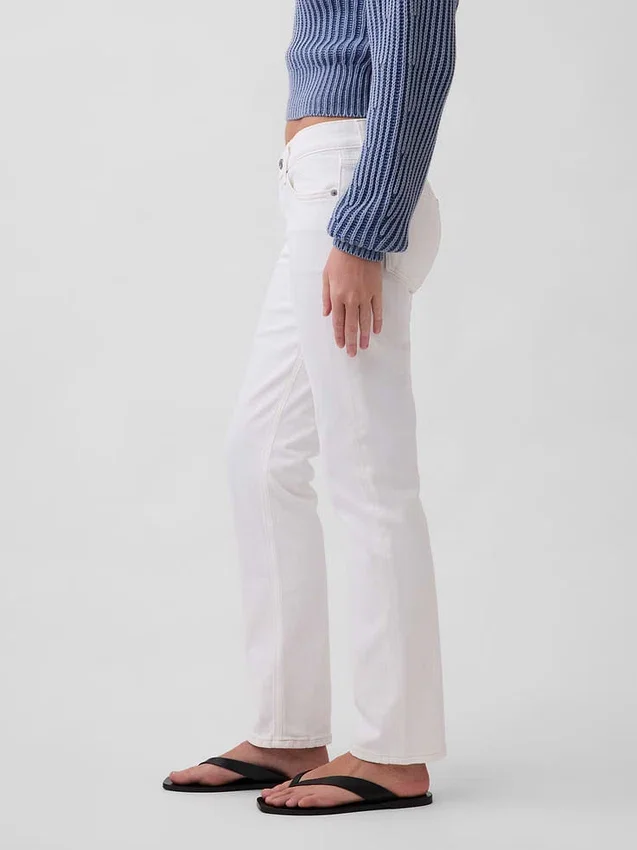 Jeans slim a vita bassa in stile anni '90