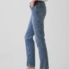 Jeans slim a vita bassa in stile anni '90