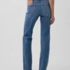 Jeans slim a vita bassa in stile anni '90