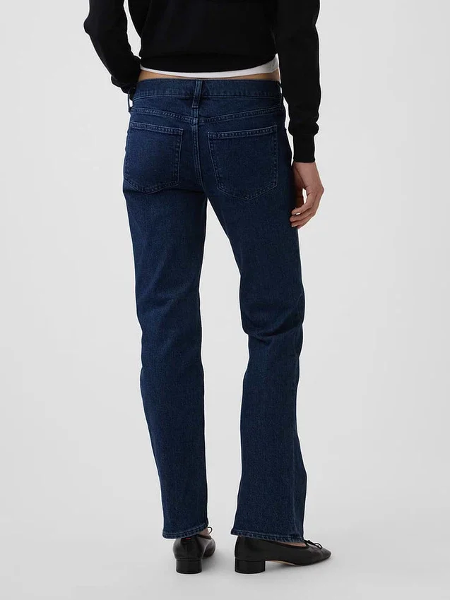 Jeans slim a vita bassa in stile anni '90