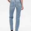 Jeans slim a vita bassa in stile anni '90