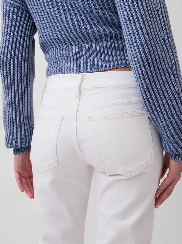 Jeans slim a vita bassa in stile anni '90