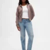 Jeans slim a vita bassa in stile anni '90