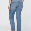 Jeans slim a vita bassa in stile anni '90