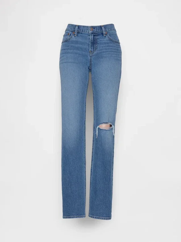 Jeans slim a vita bassa in stile anni '90
