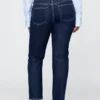 Jeans slim a vita bassa in stile anni '90