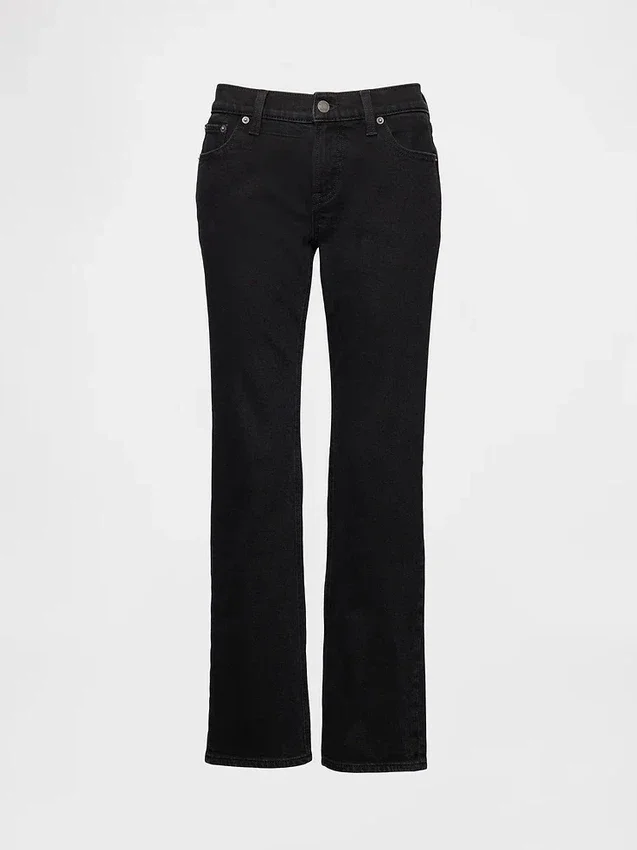 Jeans slim a vita bassa in stile anni '90