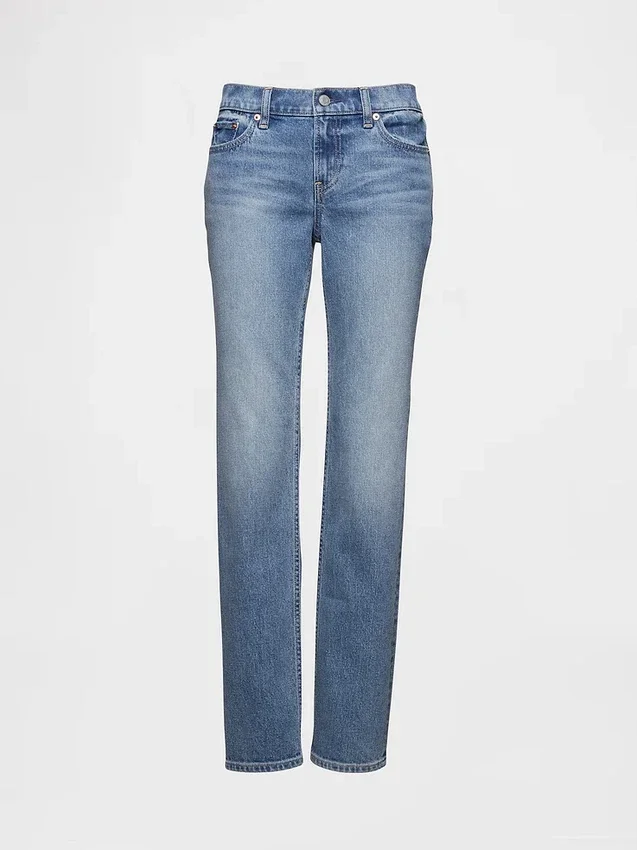 Jeans slim a vita bassa in stile anni '90