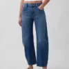 Jeans slim a vita media
