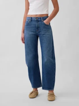 Jeans slim a vita media