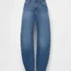 Jeans slim a vita media