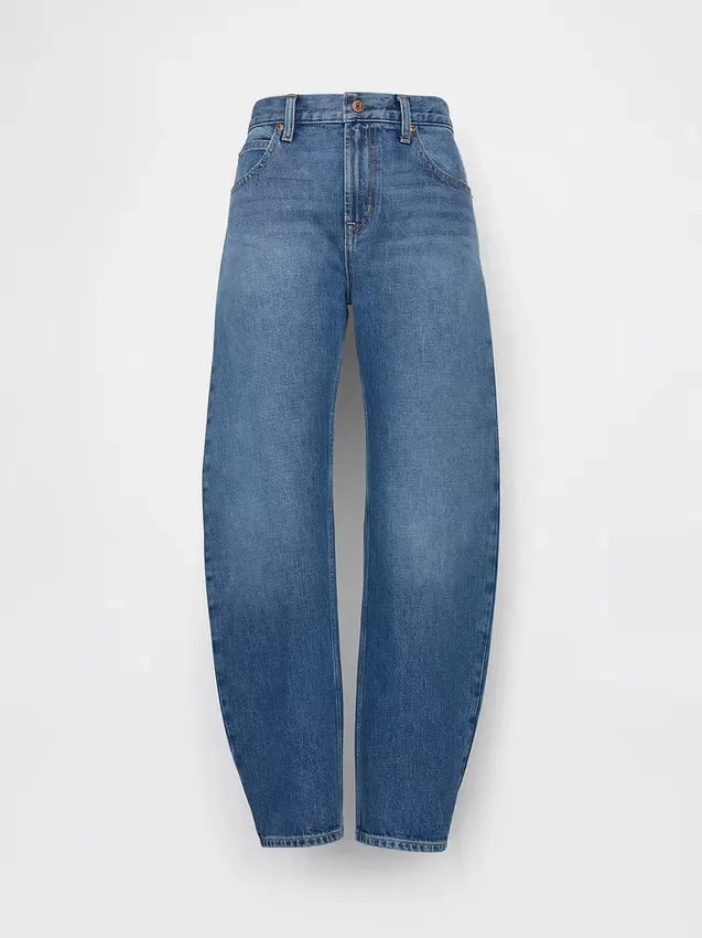 Jeans slim a vita media