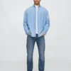Jeans slim con cimosa