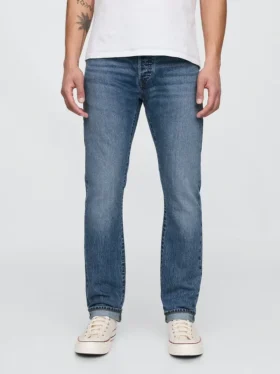 Jeans slim con cimosa