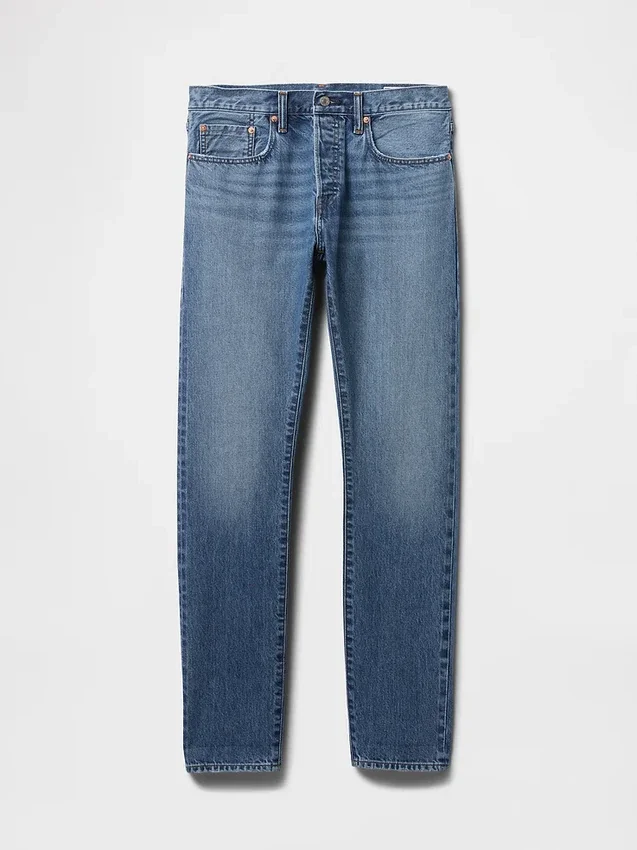 Jeans slim con cimosa