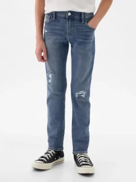 Jeans slim da bambino Rip & Repair