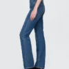 Jeans slim dritti a vita alta in stile western anni ’90