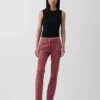 Jeans slim dritti con allacciatura in vita bassa in stile anni '90