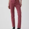 Jeans slim dritti con allacciatura in vita bassa in stile anni '90