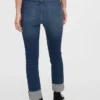 Jeans slim vintage a vita alta
